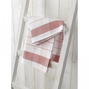 linnen-katoen rood
