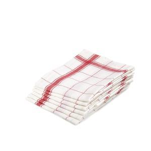 zuiver linnen keukenhanddoek red