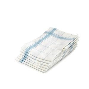 zuiver linnen keukenhanddoek turquoise