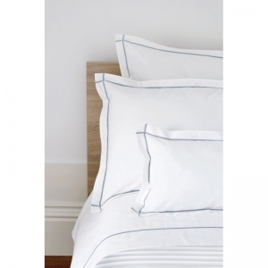 Donsovertrek + slopen white/grey