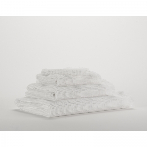 waffle handdoek 100 white