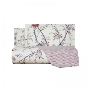 Donsovertrek+slopen blauw