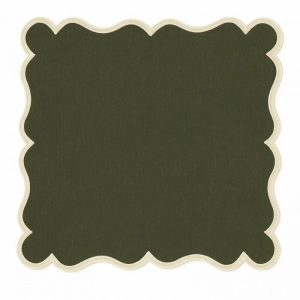 Placemat linnen 10 forest green
