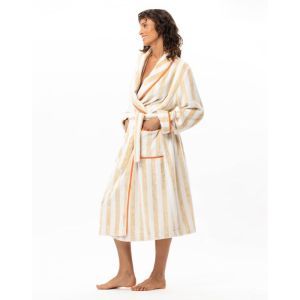 Badjas velours beige